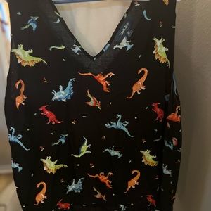 3x ModCloth tank top w/ dinosaurs.  So cute!